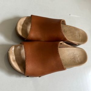Dansko open toe clogs